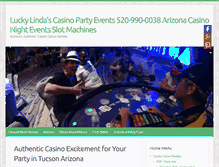 Tablet Screenshot of casinopartyevents.com